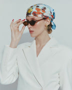 Scarf "Flowers in a pot"