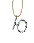 "Y" pendant on jewelry cord