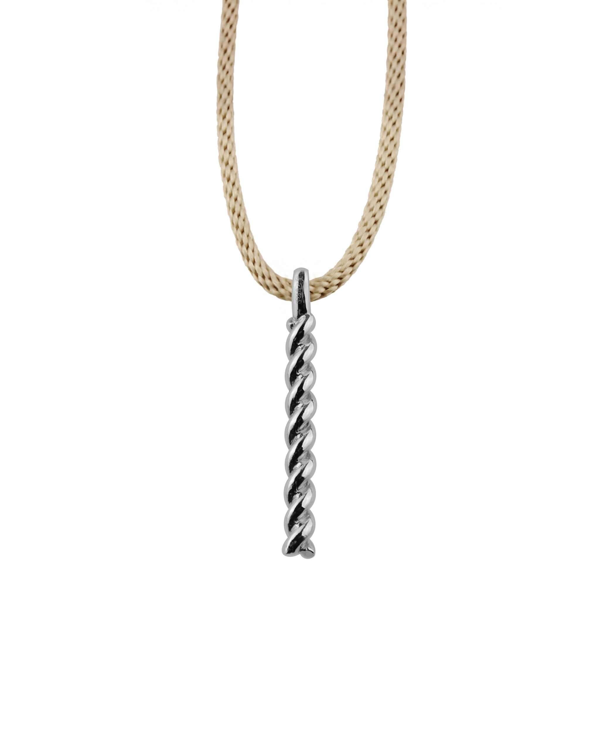 Підвіс "І" на ювелірному шнурку