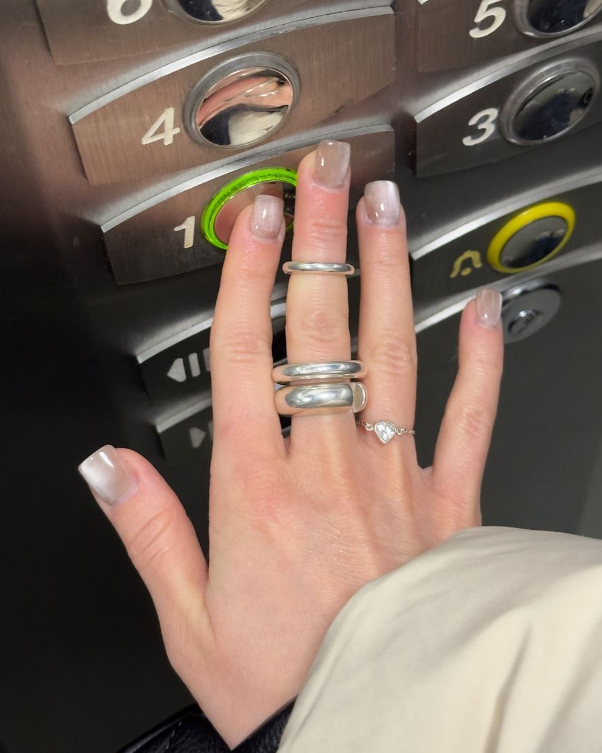 Каблучка-каф об'ємна