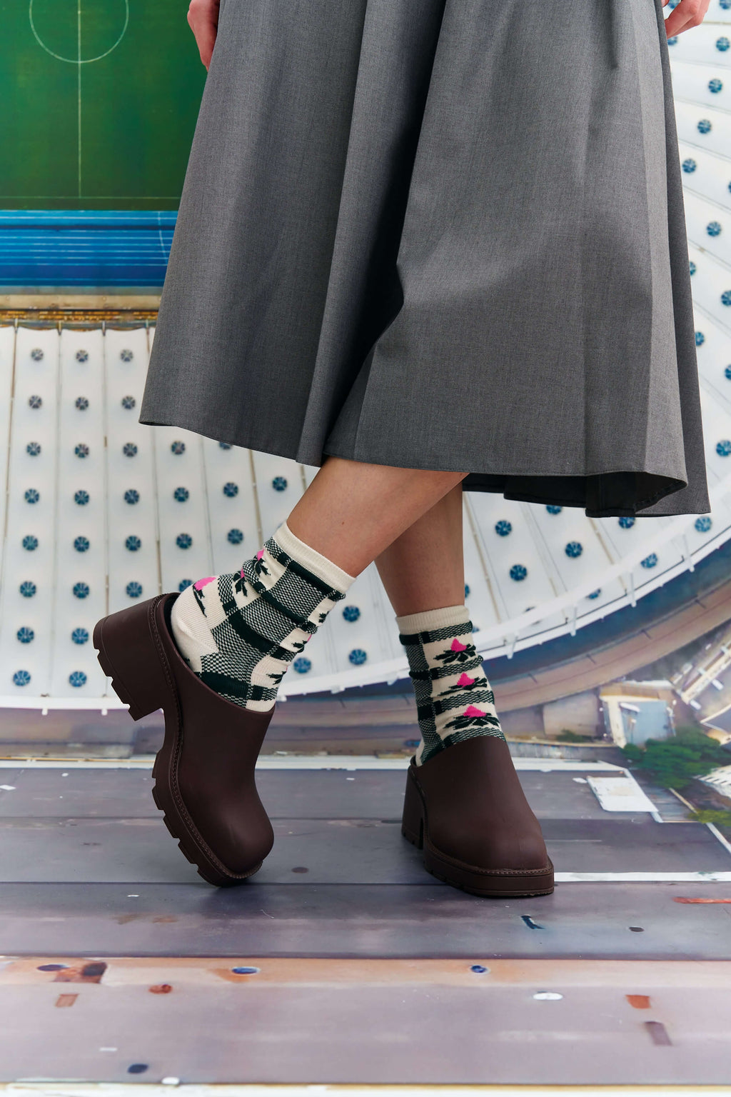 Green Chestnut Socks