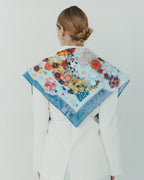 Scarf "Flowers in a pot"