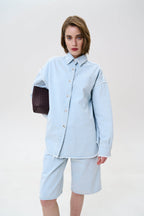 Denim Shirt Dusty Blue
