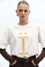T-shirt Her White