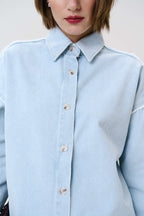 Denim Shirt Dusty Blue
