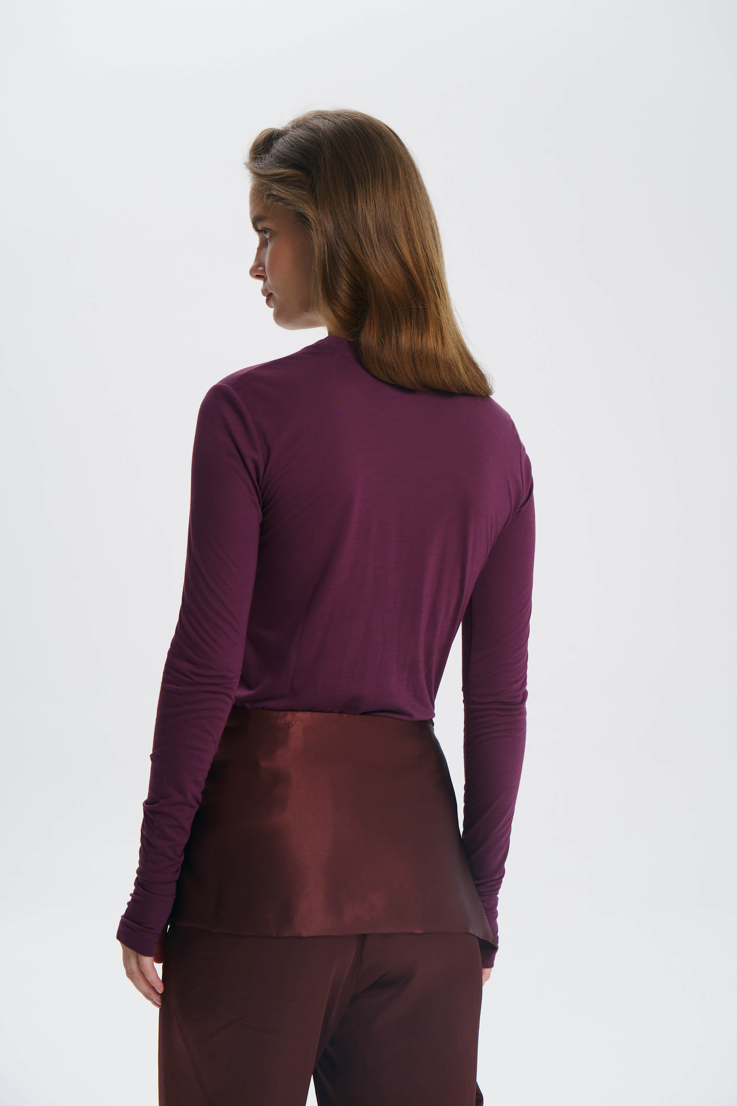 Лонг Soft Burgundy