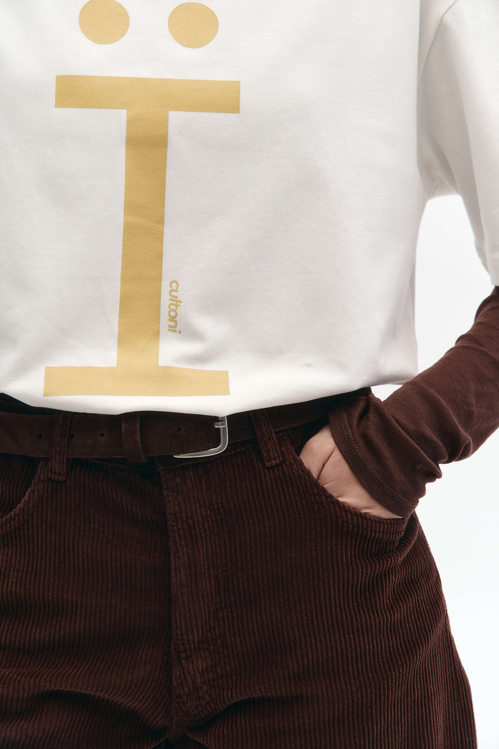 T-shirt Her White