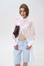 Denim Shorts Dusty Blue