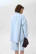 Denim Shirt Dusty Blue