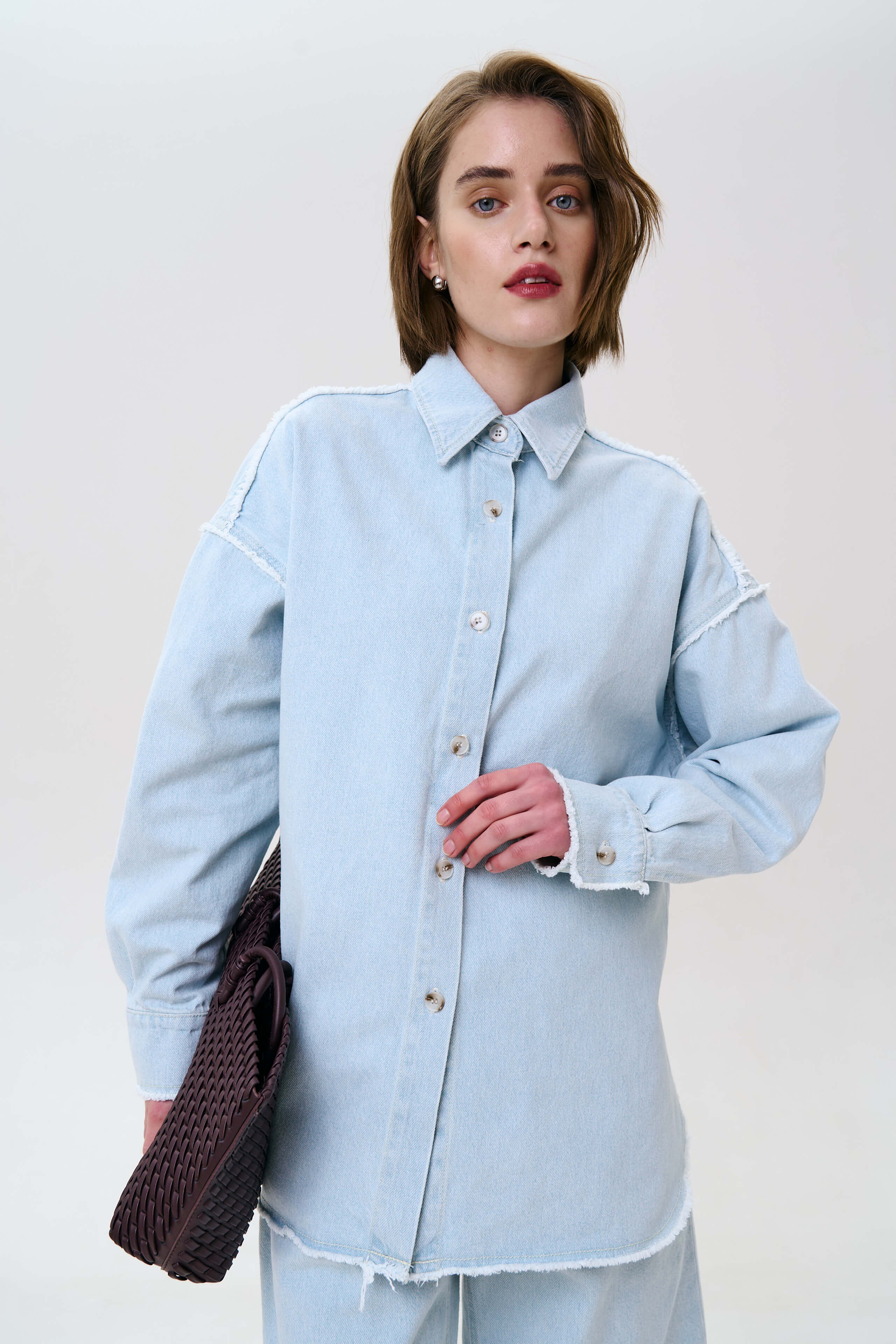 Denim Shirt Dusty Blue