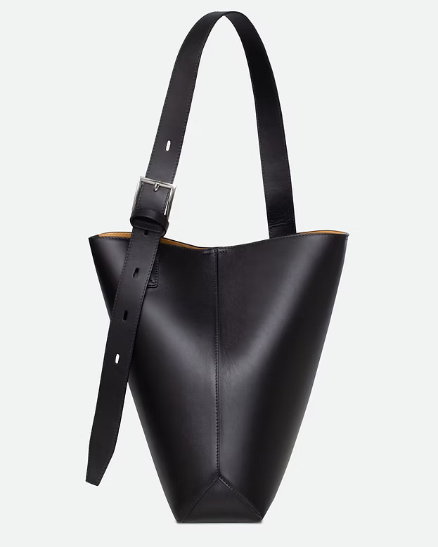 BLACK BUSY SHOPPER BAG