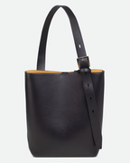 BLACK BUSY SHOPPER BAG