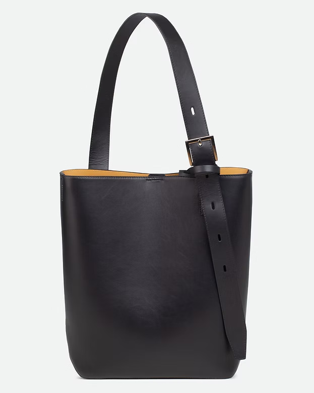 BLACK BUSY SHOPPER BAG
