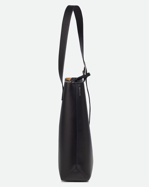 BLACK BUSY SHOPPER BAG