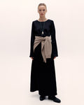 Black Steel Maxi Dress