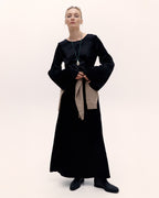 Black Steel Maxi Dress