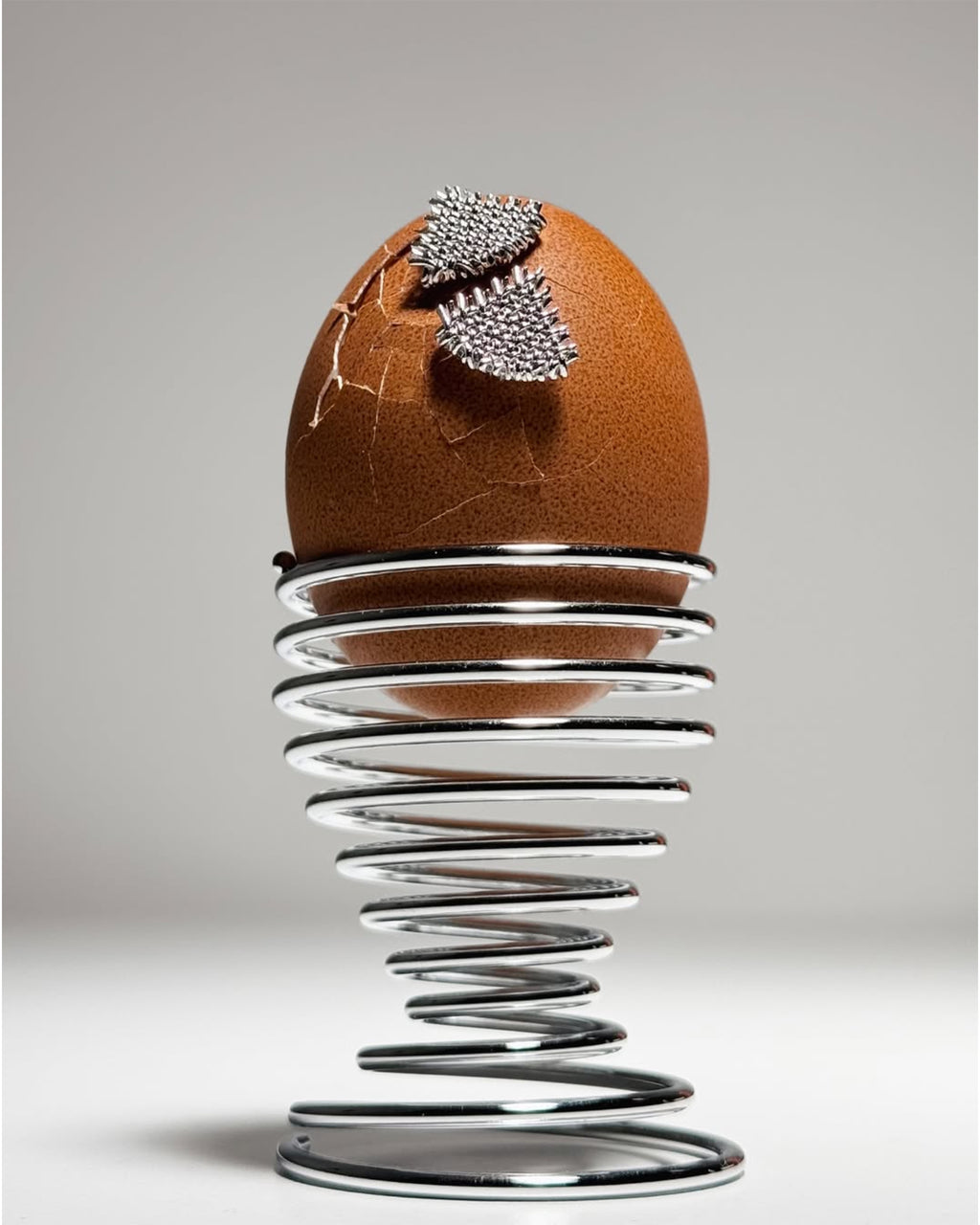 Canvas triangle earrings