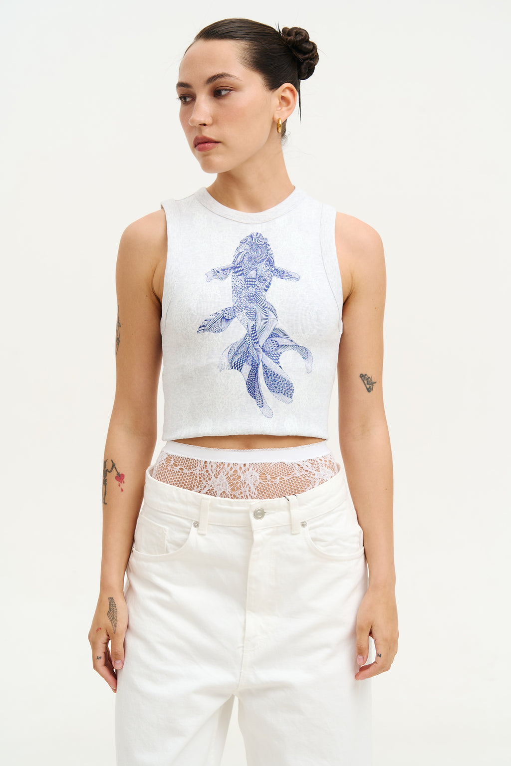 Майка Lace Koi