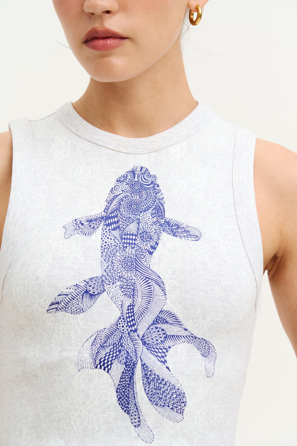 Майка Lace Koi
