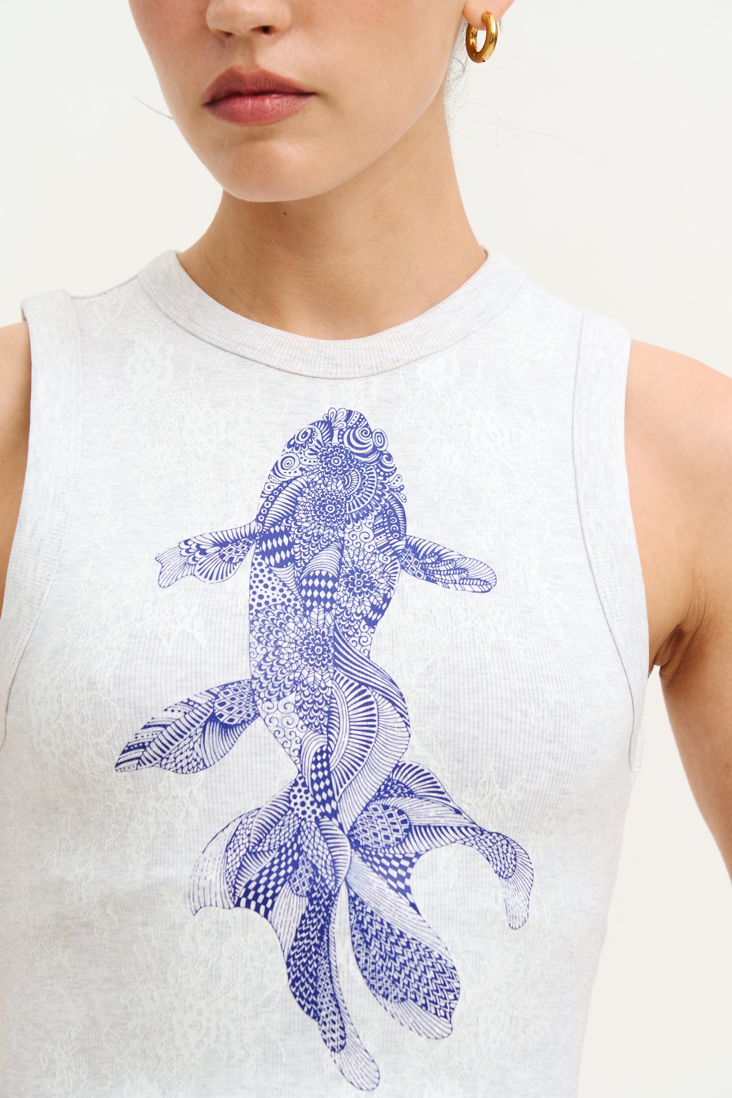 Майка Lace Koi