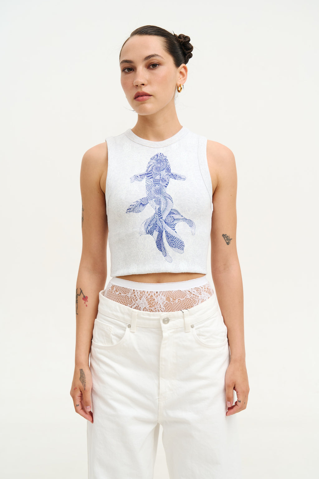 Майка Lace Koi