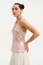 Майка Lace Blush