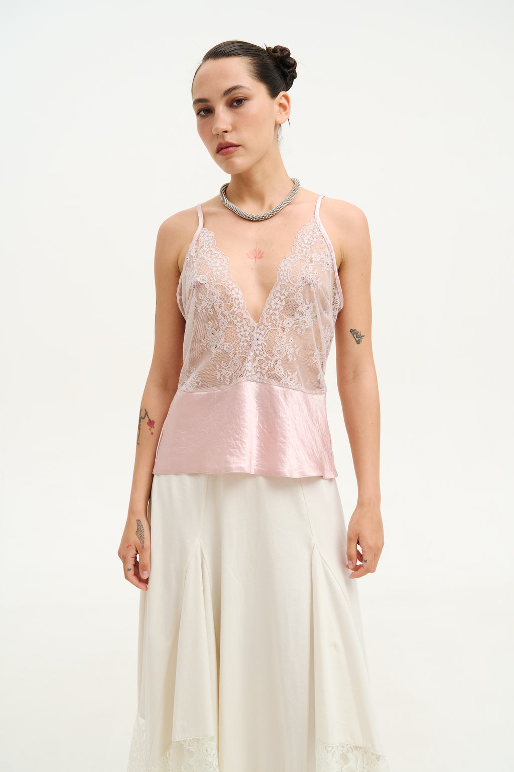 Майка Lace Blush