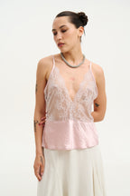 Майка Lace Blush