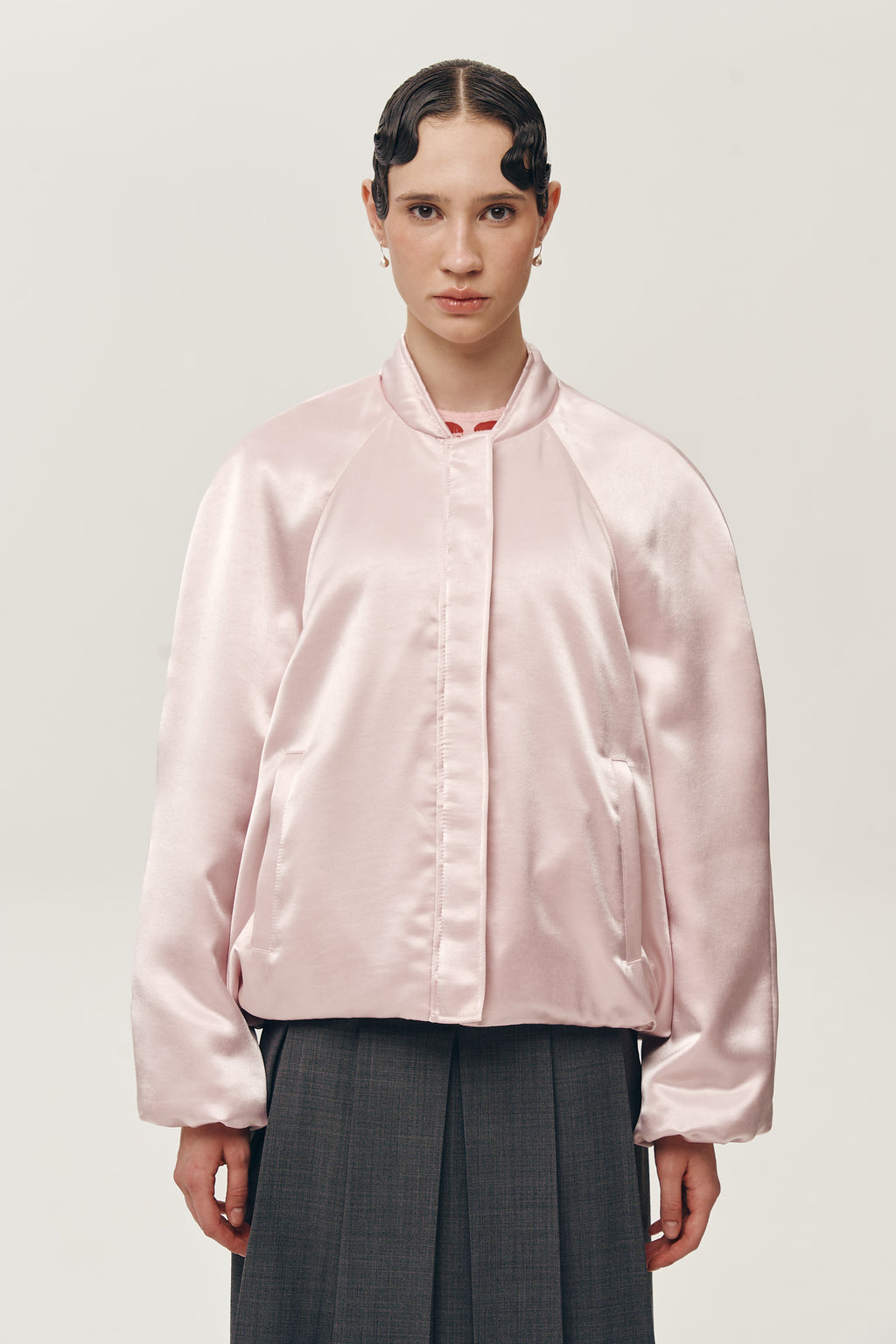 Бомбер Satin Glow