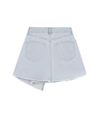 Denim Skirt Dusty Blue