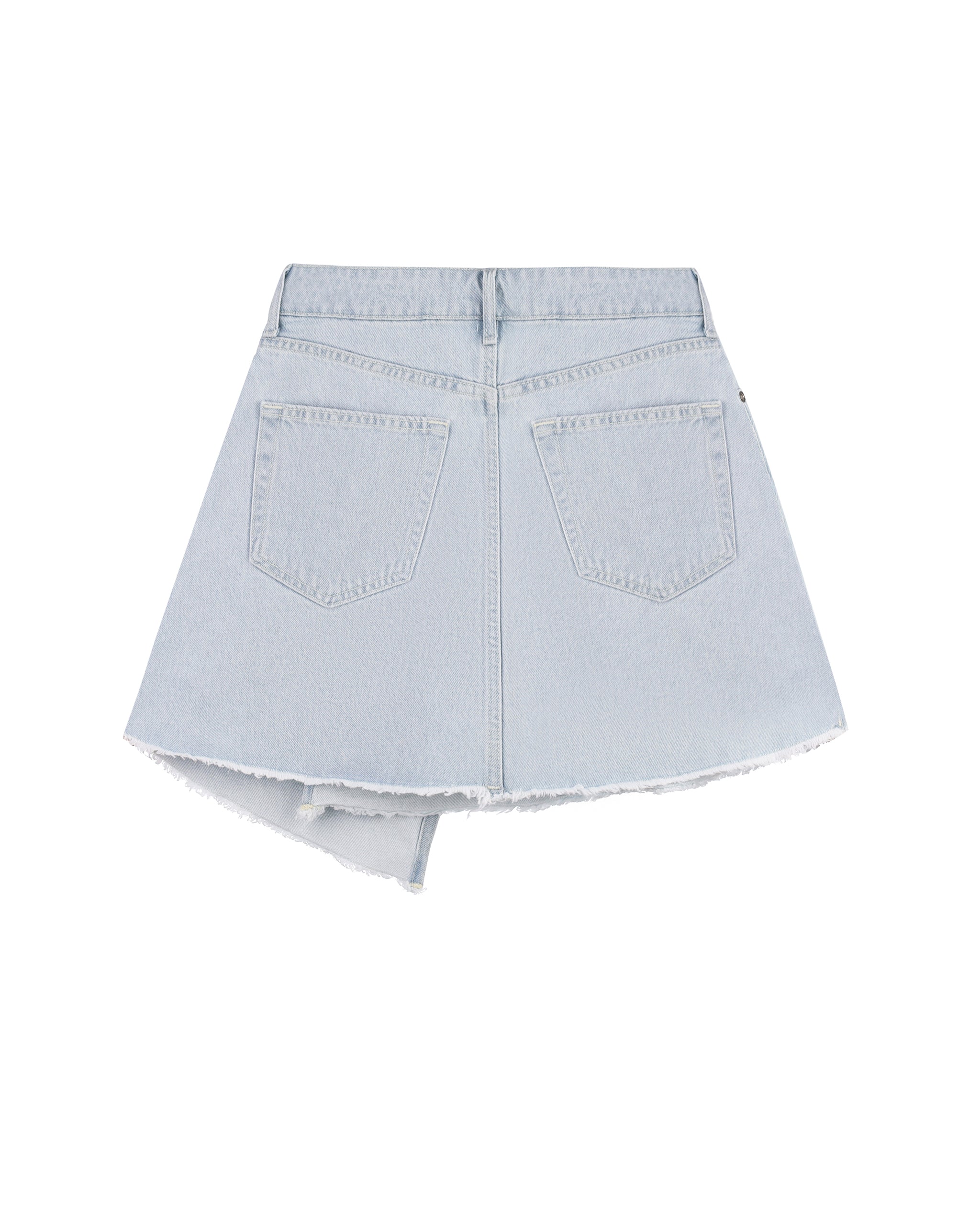 Denim Skirt Dusty Blue
