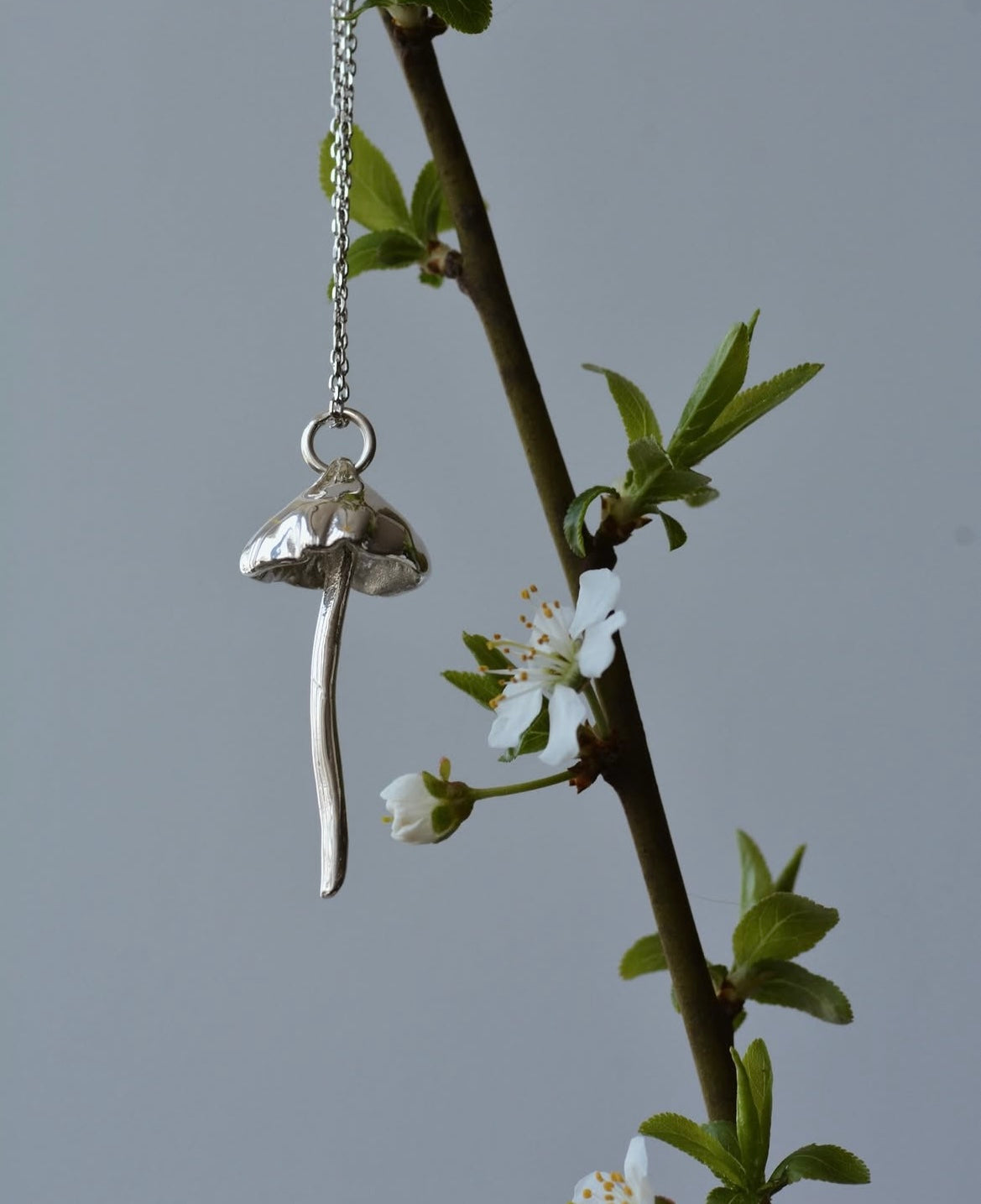 Підвіс Грибочок срібло