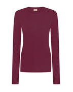 Long Soft Burgundy