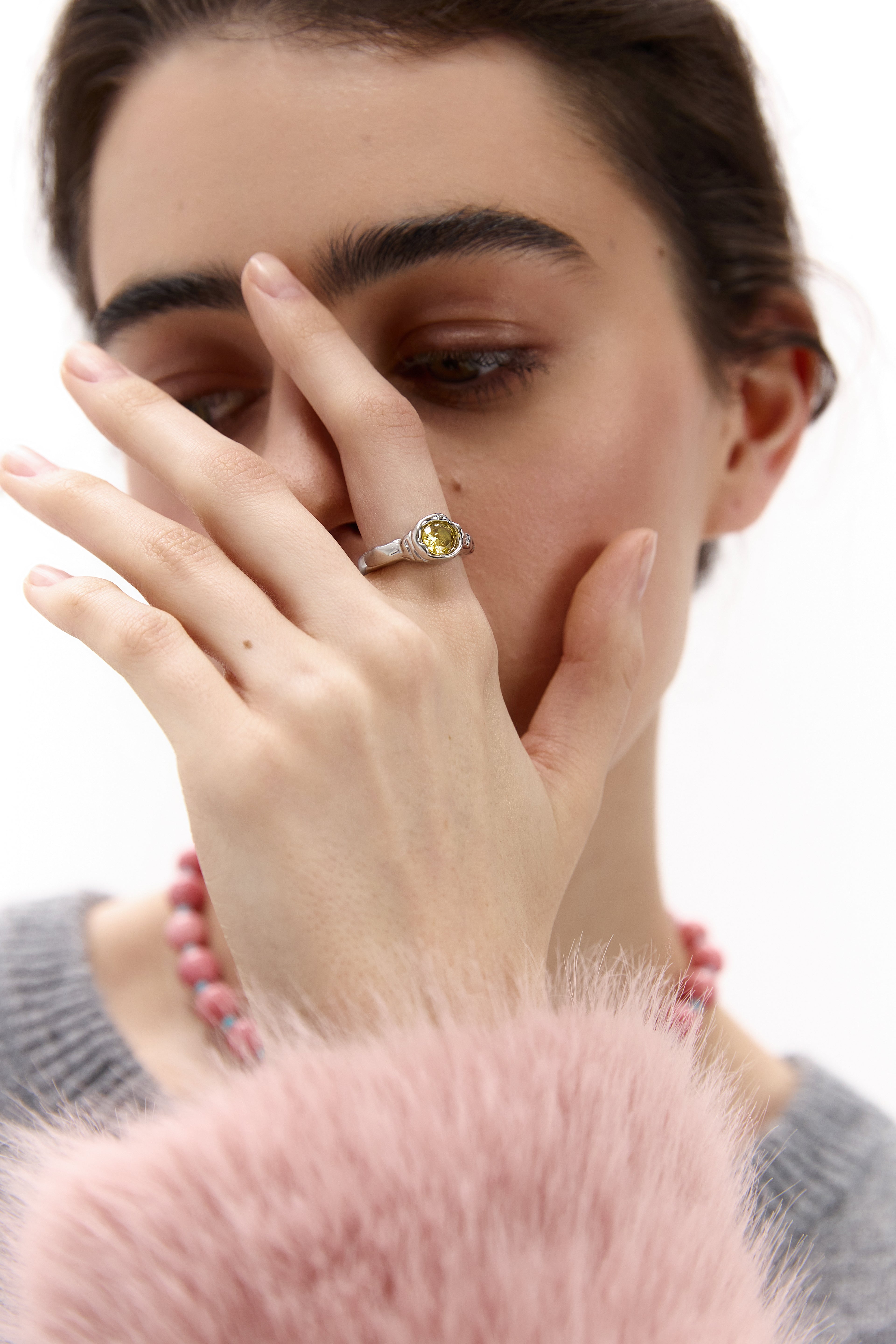 Кільце Chatoyer №7 срібло