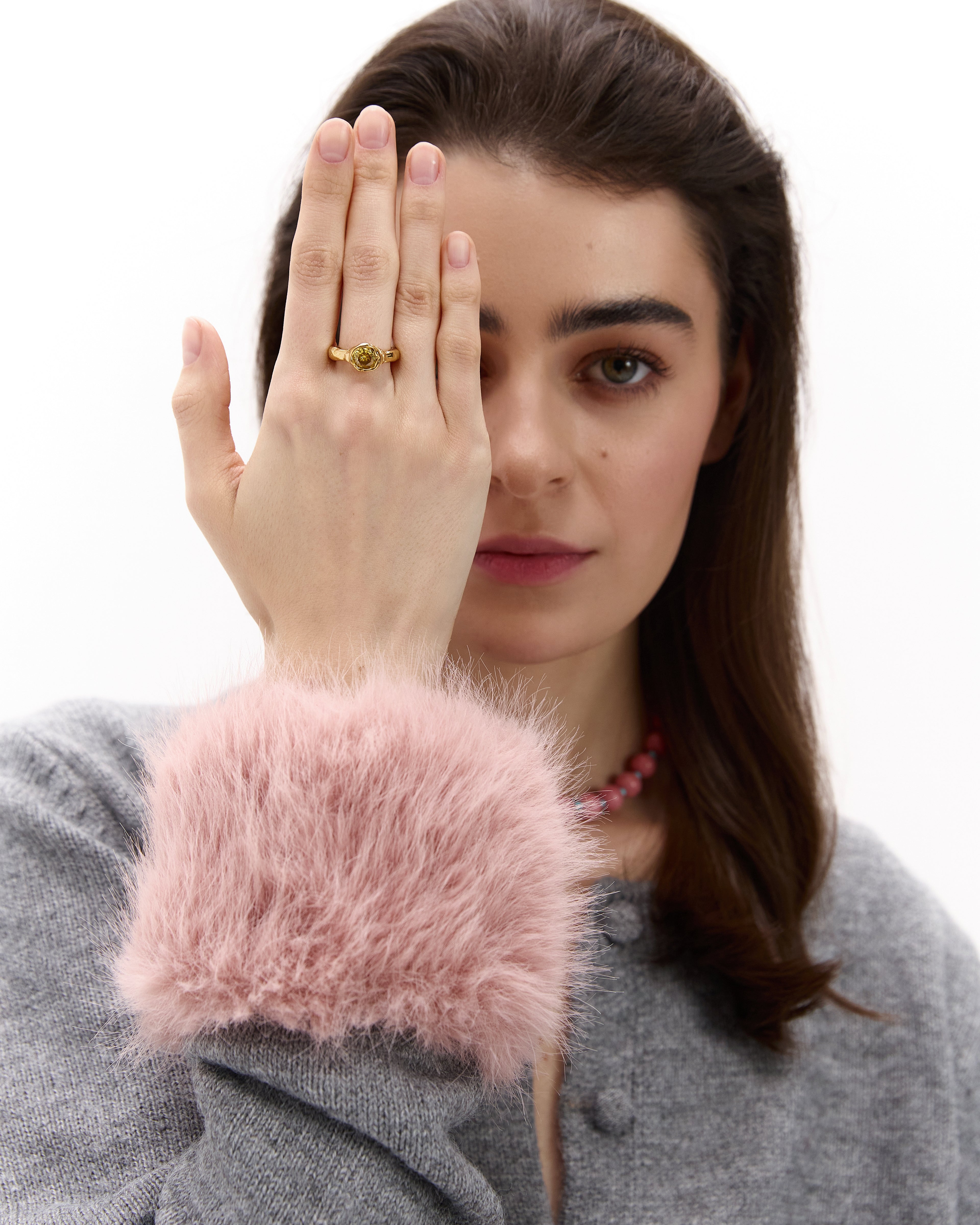 Кільце Chatoyer №7 золото