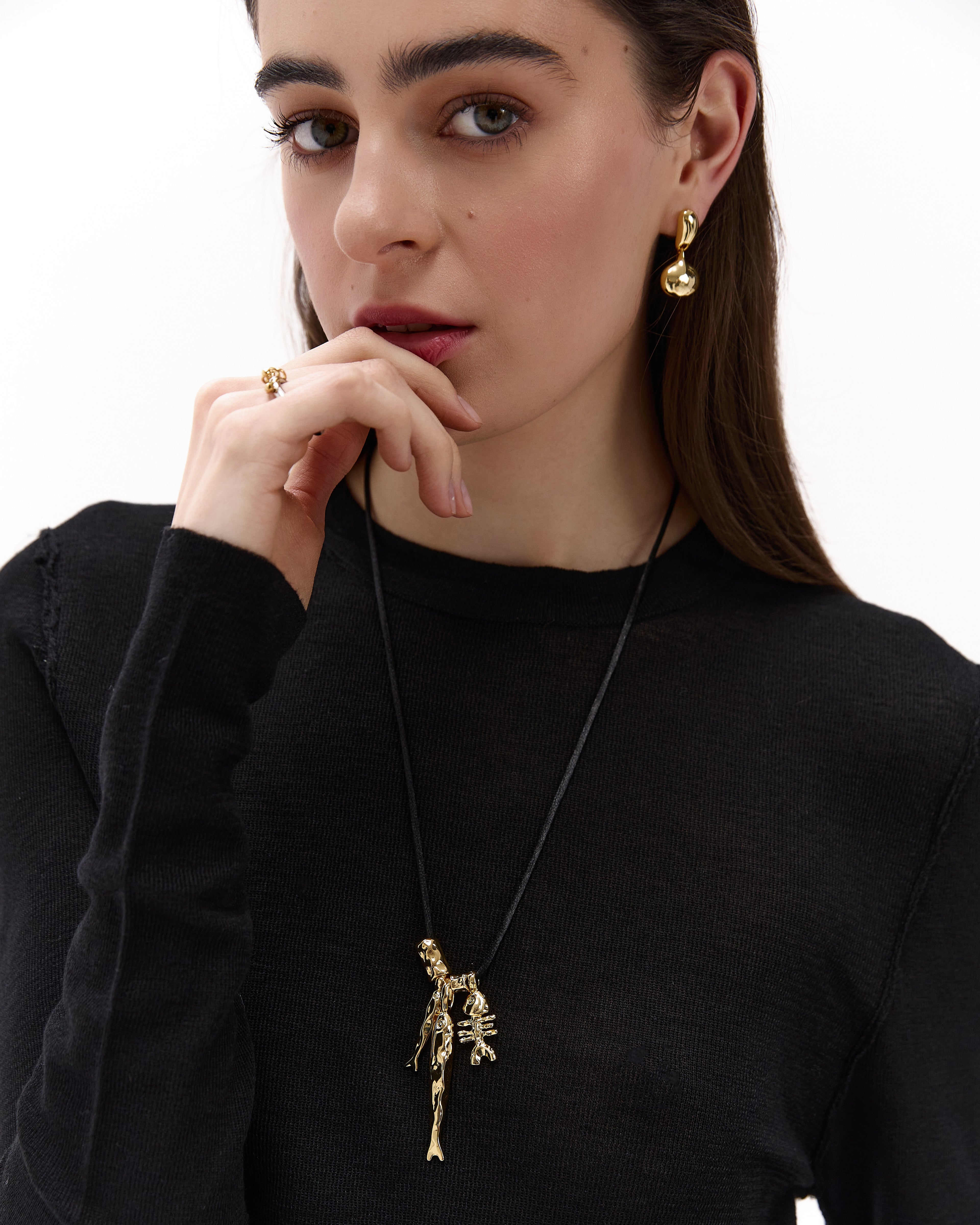 Сережки Chatoyer №13 золото