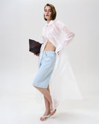 Denim Shorts Dusty Blue