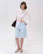 Denim Shorts Dusty Blue