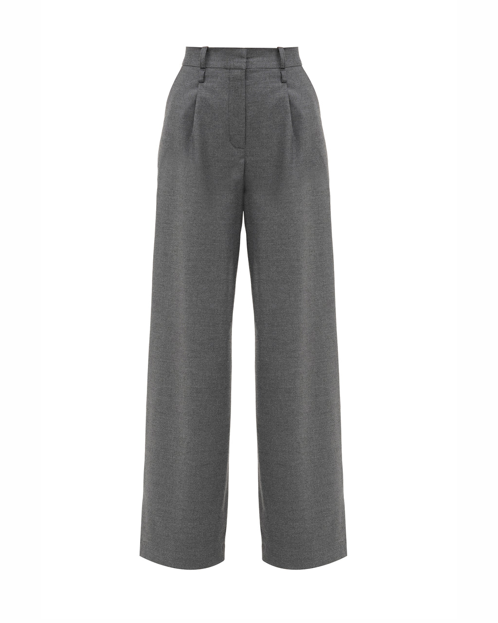 Grey Wool Pants