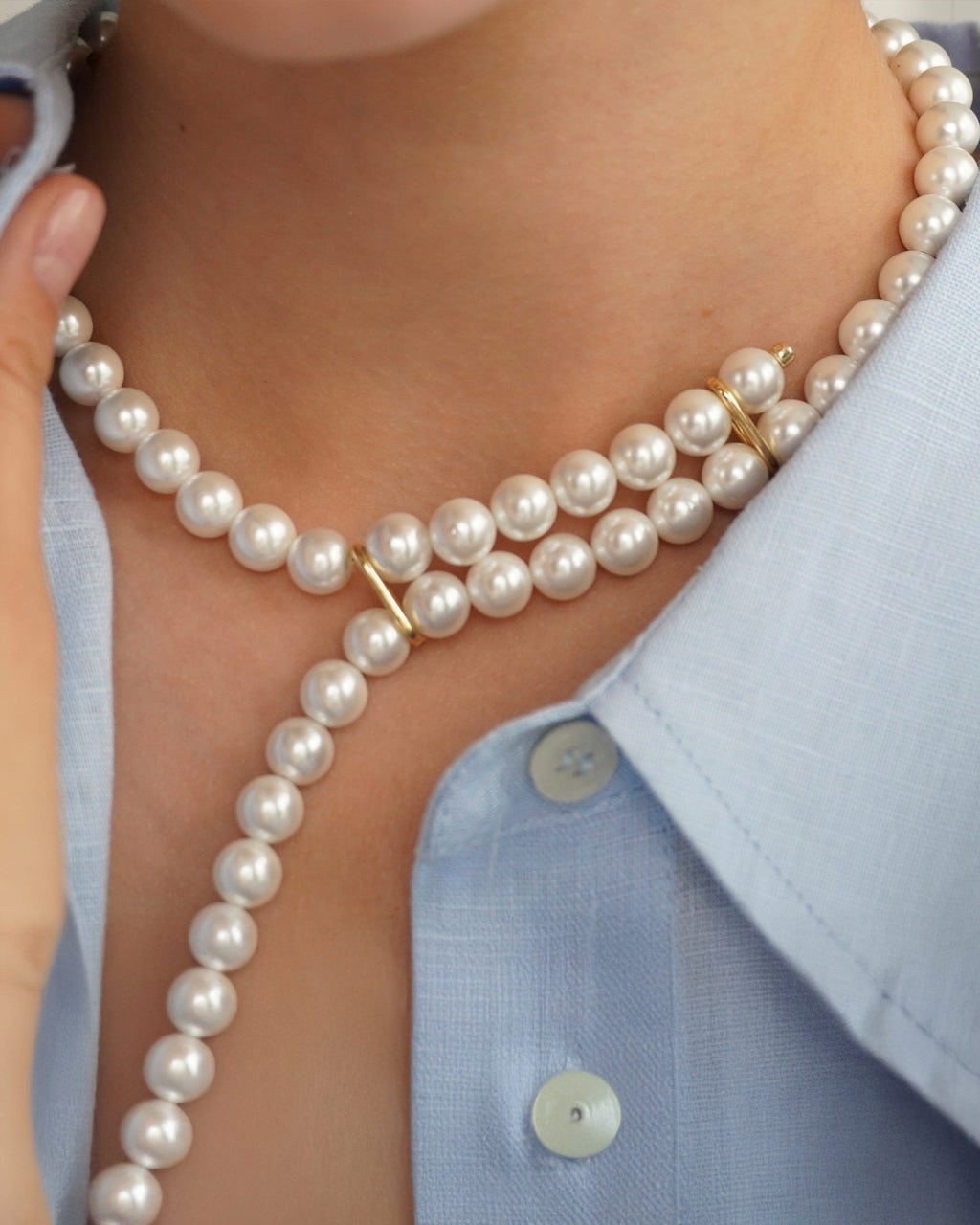 Намисто lily з перлів shell