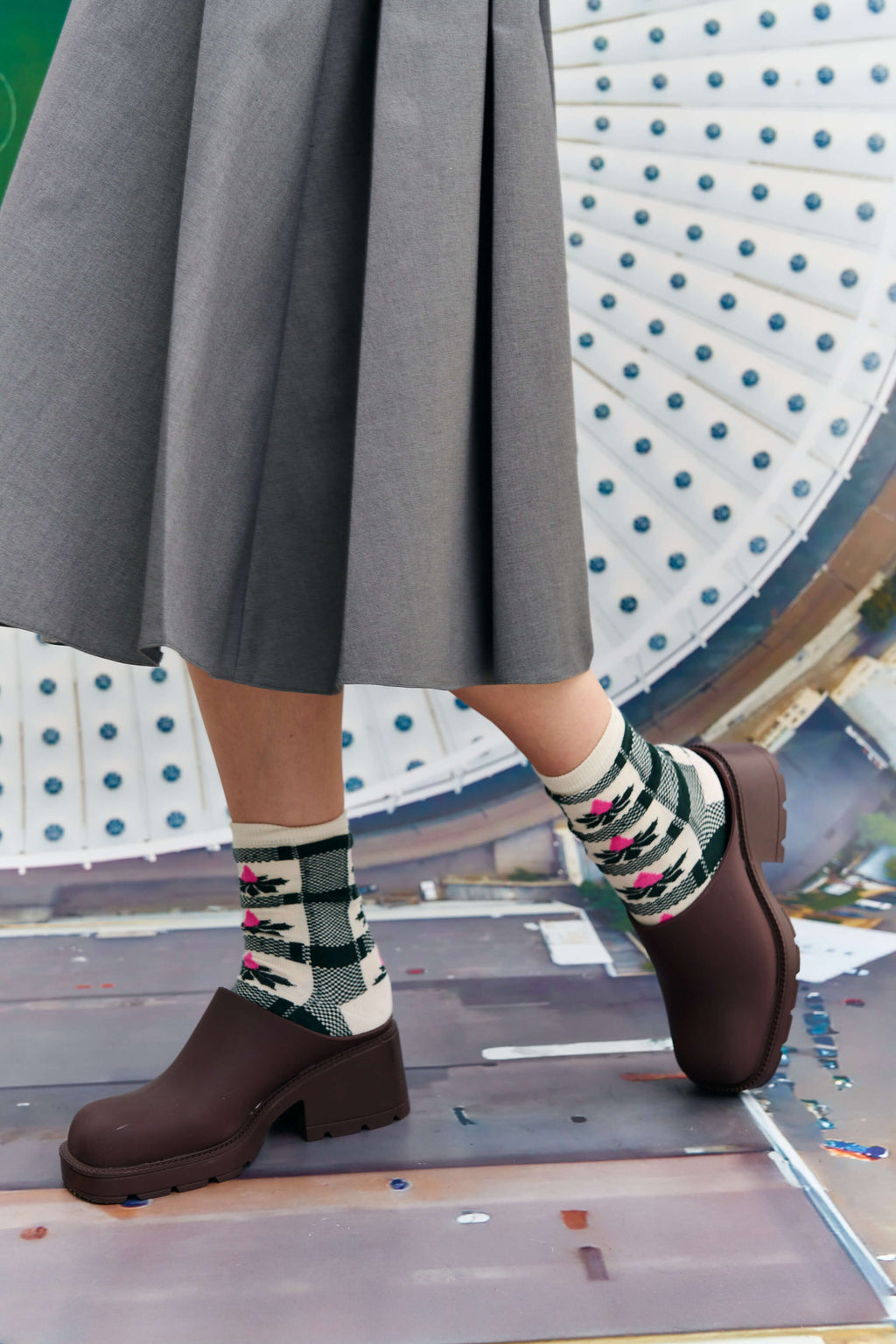 Green Chestnut Socks